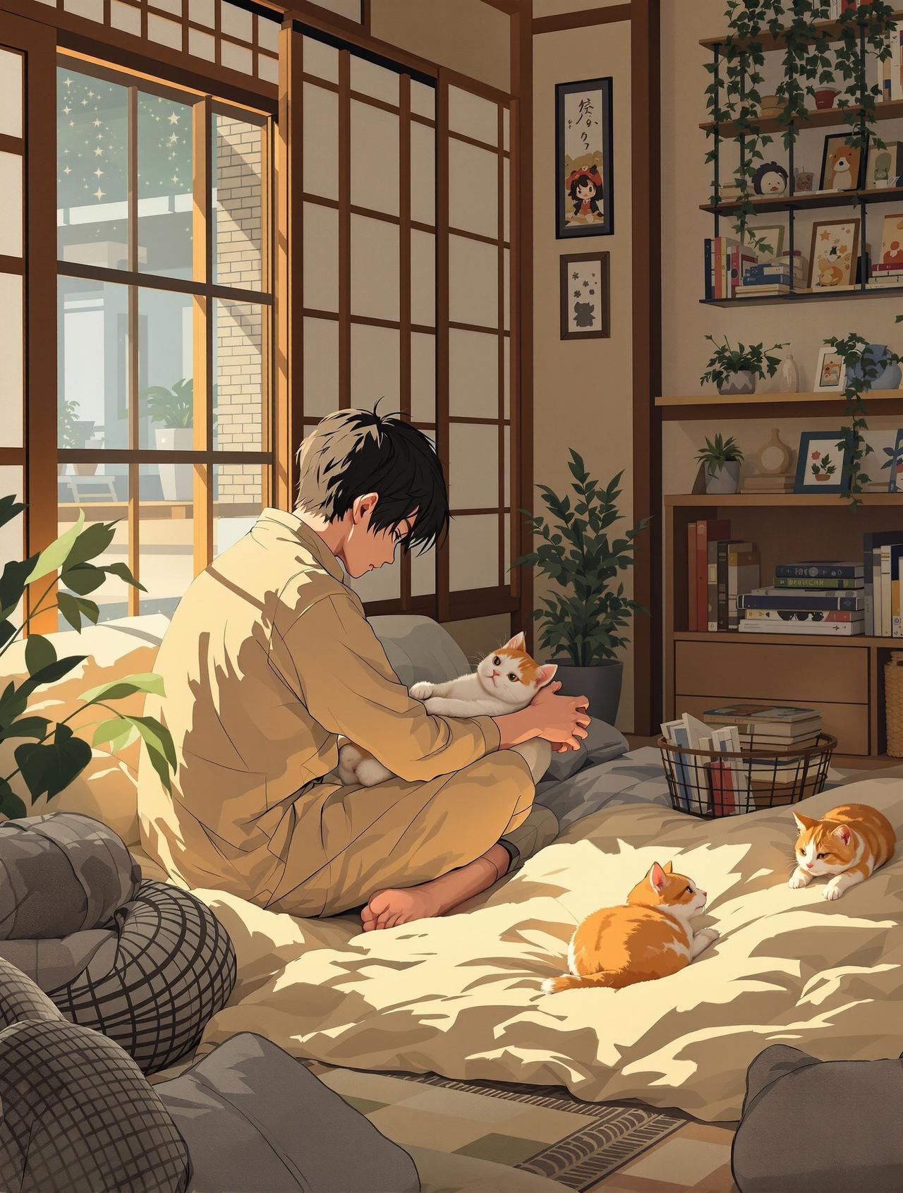 猫与少年 - 奇漫屋封面